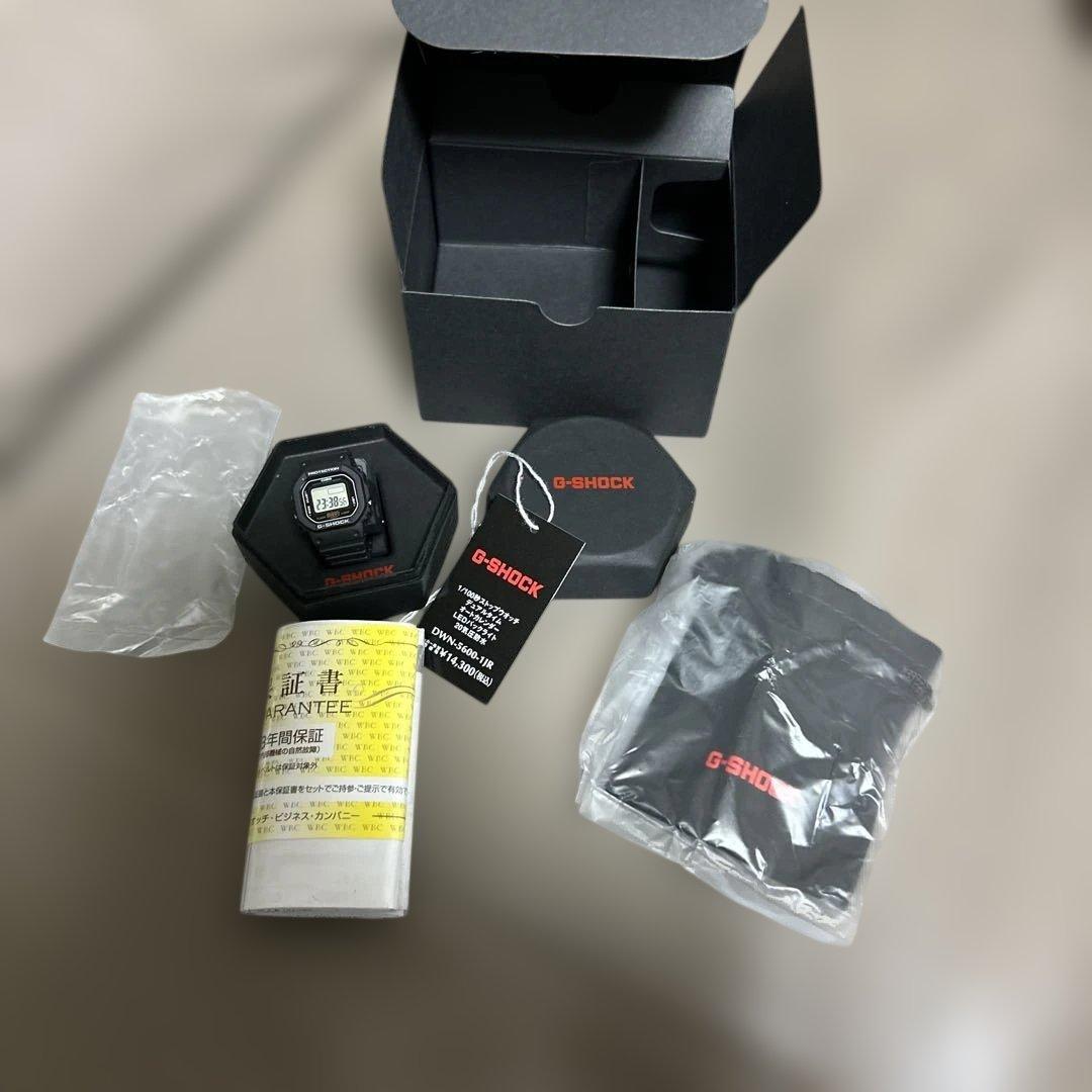 CASIO G-SHOCK DWN-5600-1JR リング タグ 新品未使用