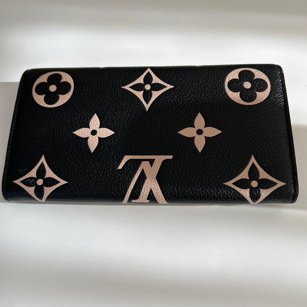 ルイヴィトン ポルトフォイユ サラ モノグラム アンプラント　財布