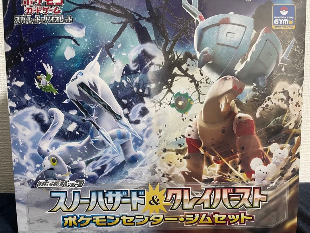 ポケモンカード ポケモンセンター・ジムセット(スノーハザード＆クレイバースト)
