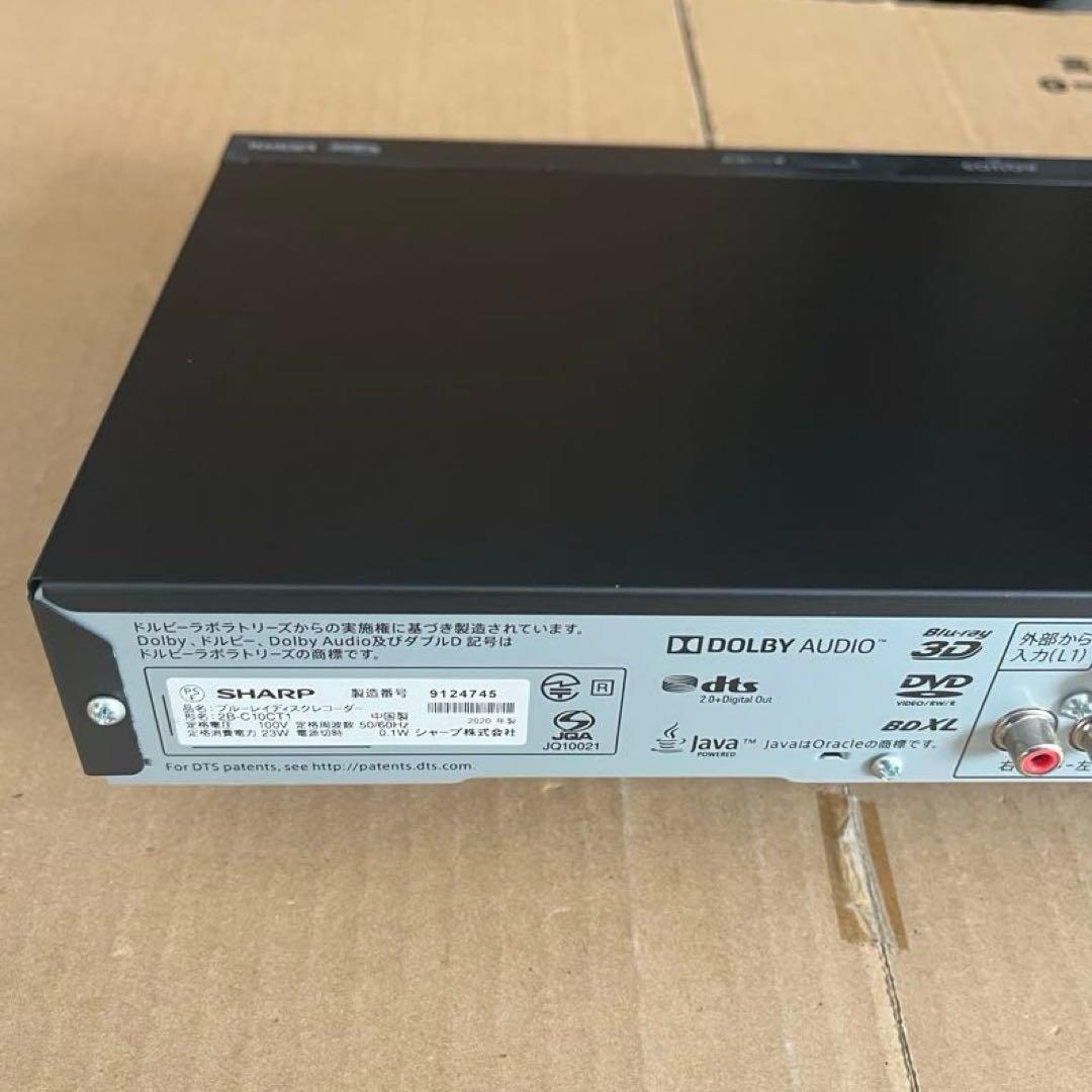 SHARP AQUOS 2B-C10CT1 ブルーレイレコーダ HDD1TB