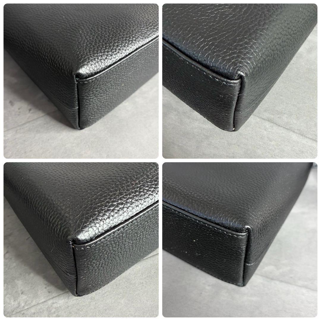 【極美品】Hush Tug レザー ショルダーバッグ 斜め掛け マチあり 大容量