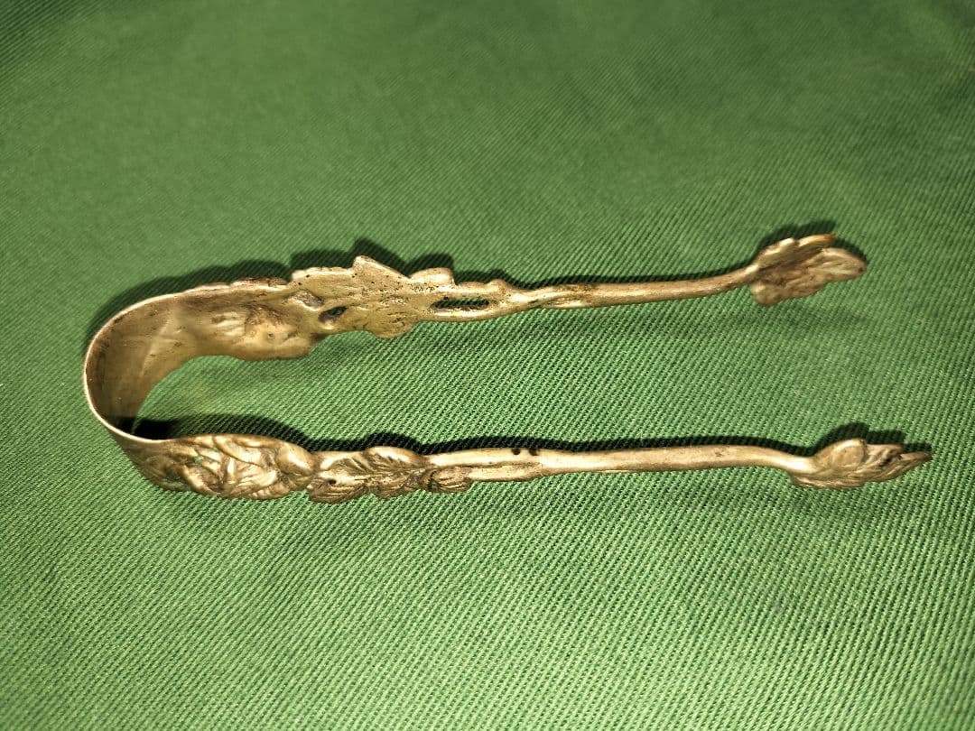 シルバー　アンティーク　シュガートング　銀　ドイツ