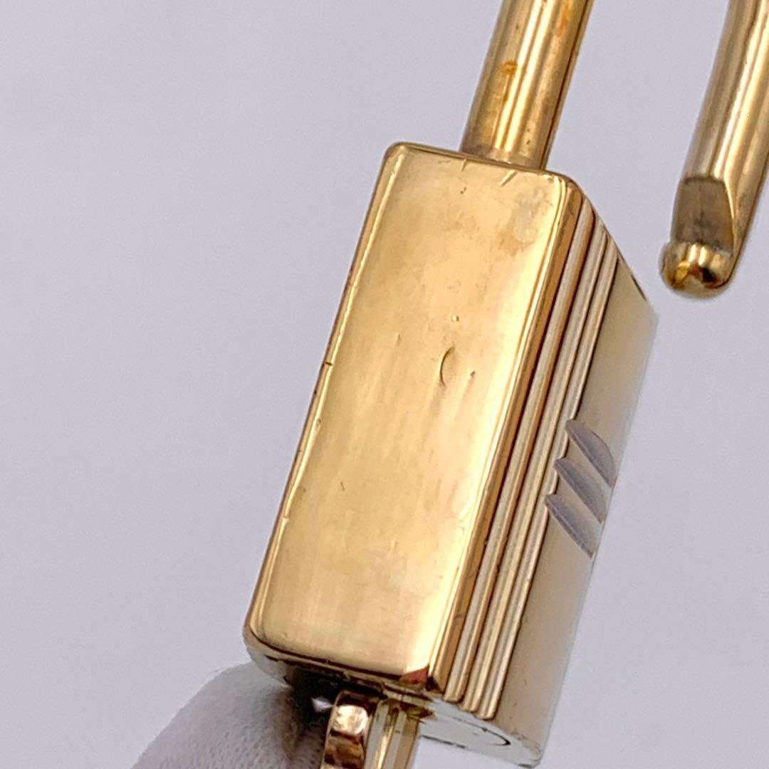 HERMESエルメス カデナ 107番 ゴールド 24Kメッキ 鍵付き 南京錠