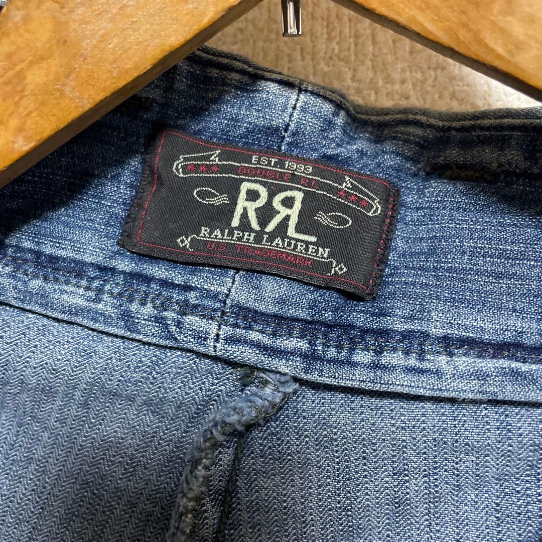 Double RL Ralph Lauren デニムショートパンツ