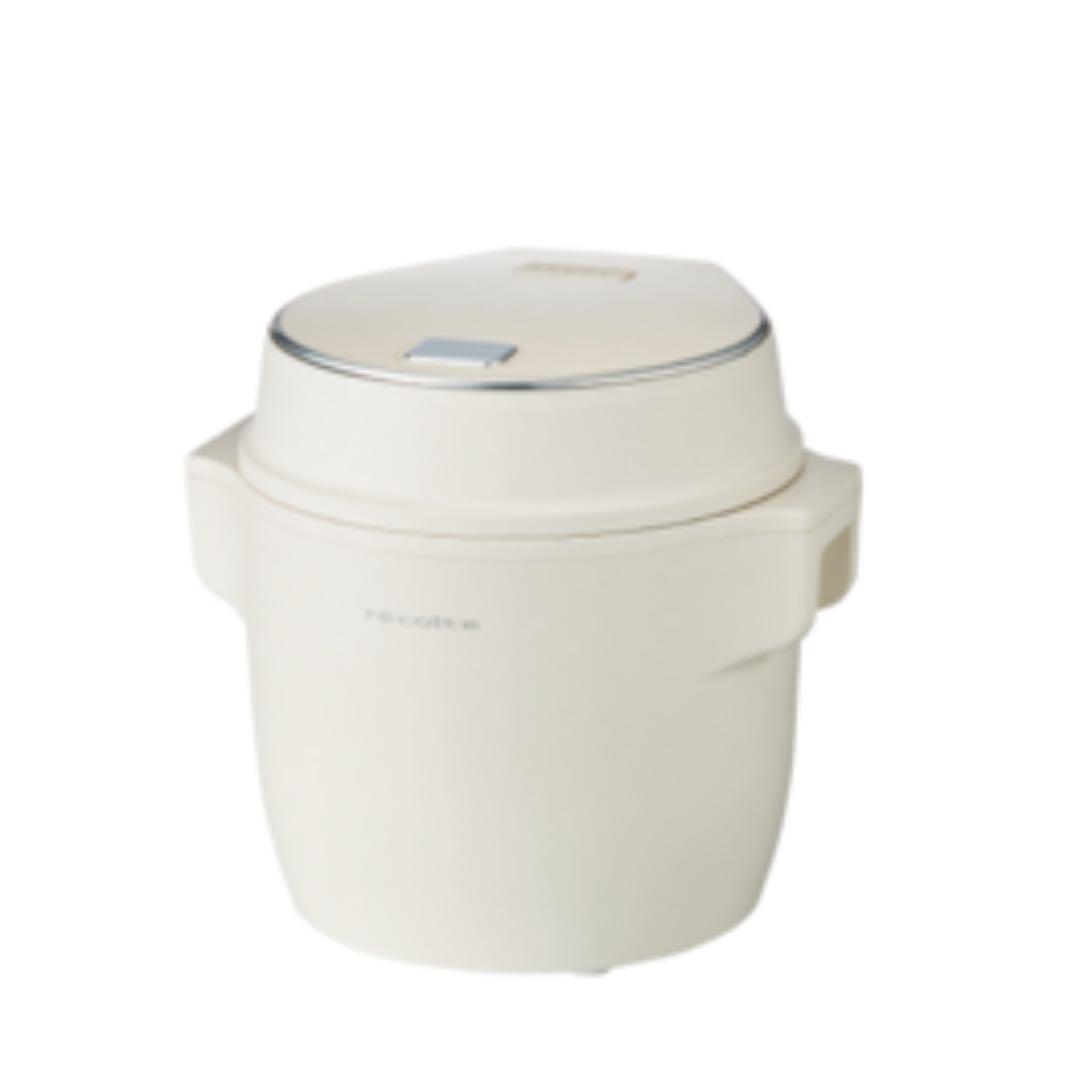 値下げ！ レコルト コンパクト ライスクッカー ホワイト