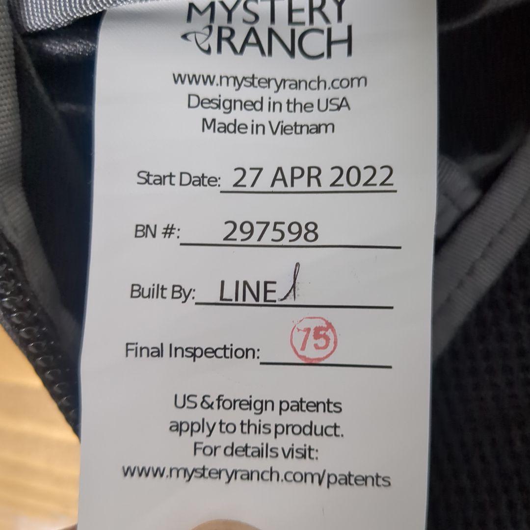 MysteryRanch ミステリーランチ アーバンアサルト