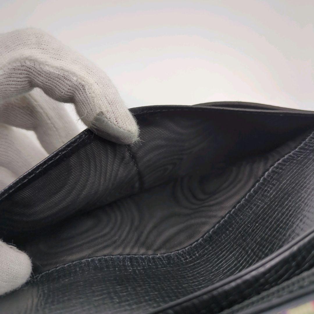 【人気モデル・美品】フェンディ☆ズッカ 長財布 二つ折り PVC マルチカラー