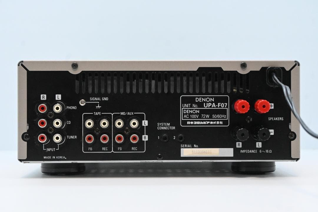 ◆◇ＤＥＮＯＮ　ＵＰＡ－Ｆ０７　【動作品　美品】◇◆