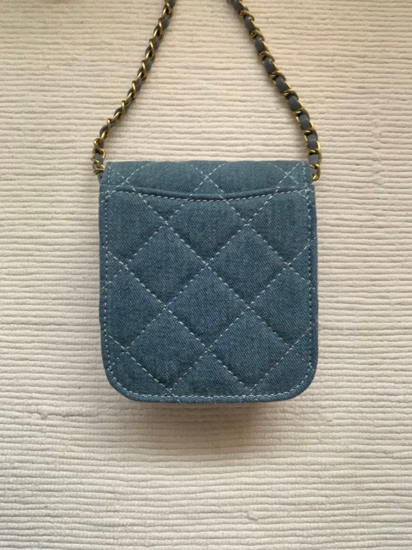 CHANELVIP限定ノベルティ デニム チェーンショルダー レア