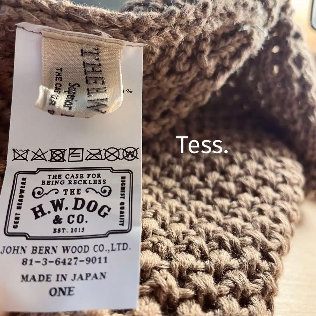 The H.W.Dog&Co. ニットハット 帽子 エイチダブリュードッグ