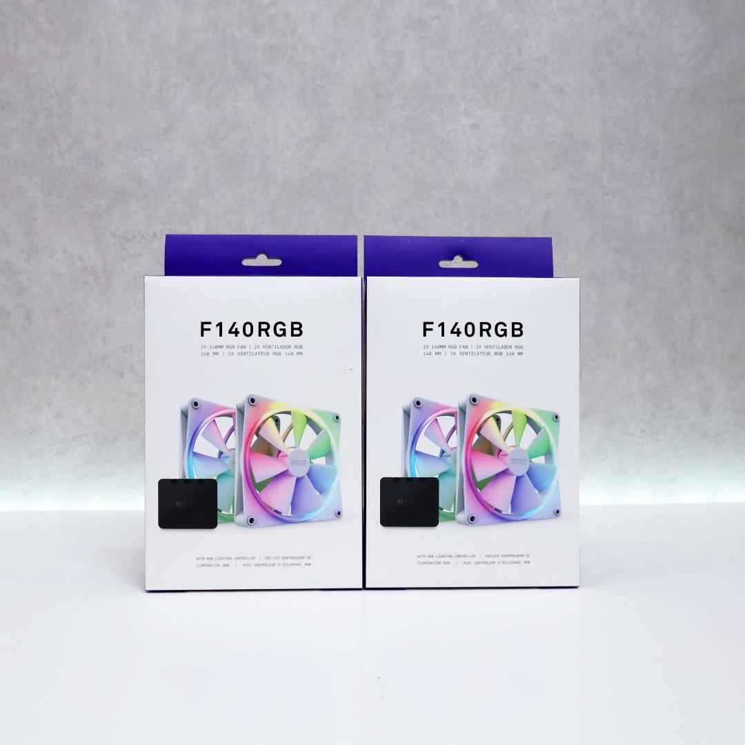 NZXT F140 RGB WHITE 2個入×2個　㉚