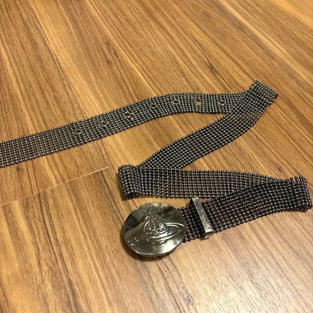 Vivienne westwood シルバーベルト　ボールチェーン 希少品
