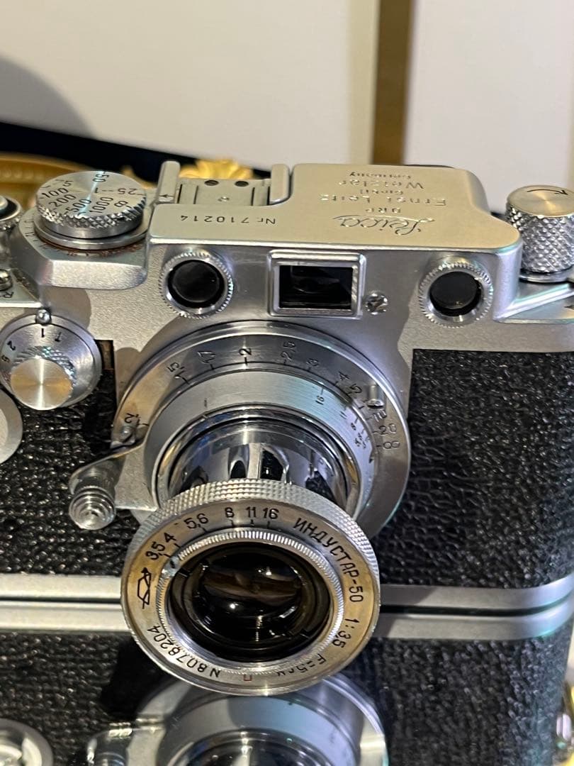 バルナックライカの完成形 IIIf セルフ付 + Industar-50 美品