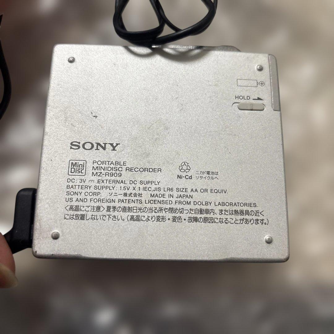 SONY ソニー MDウォークマン MDレコーダー MZ-R909 日本製