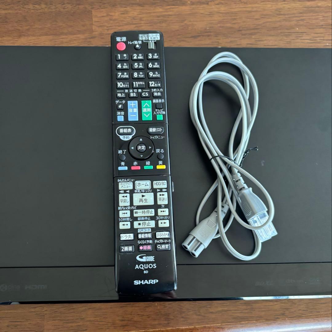 お値下げしました　シャープ　BD-W580 ブルーレイレコーダーDVDプレーヤー