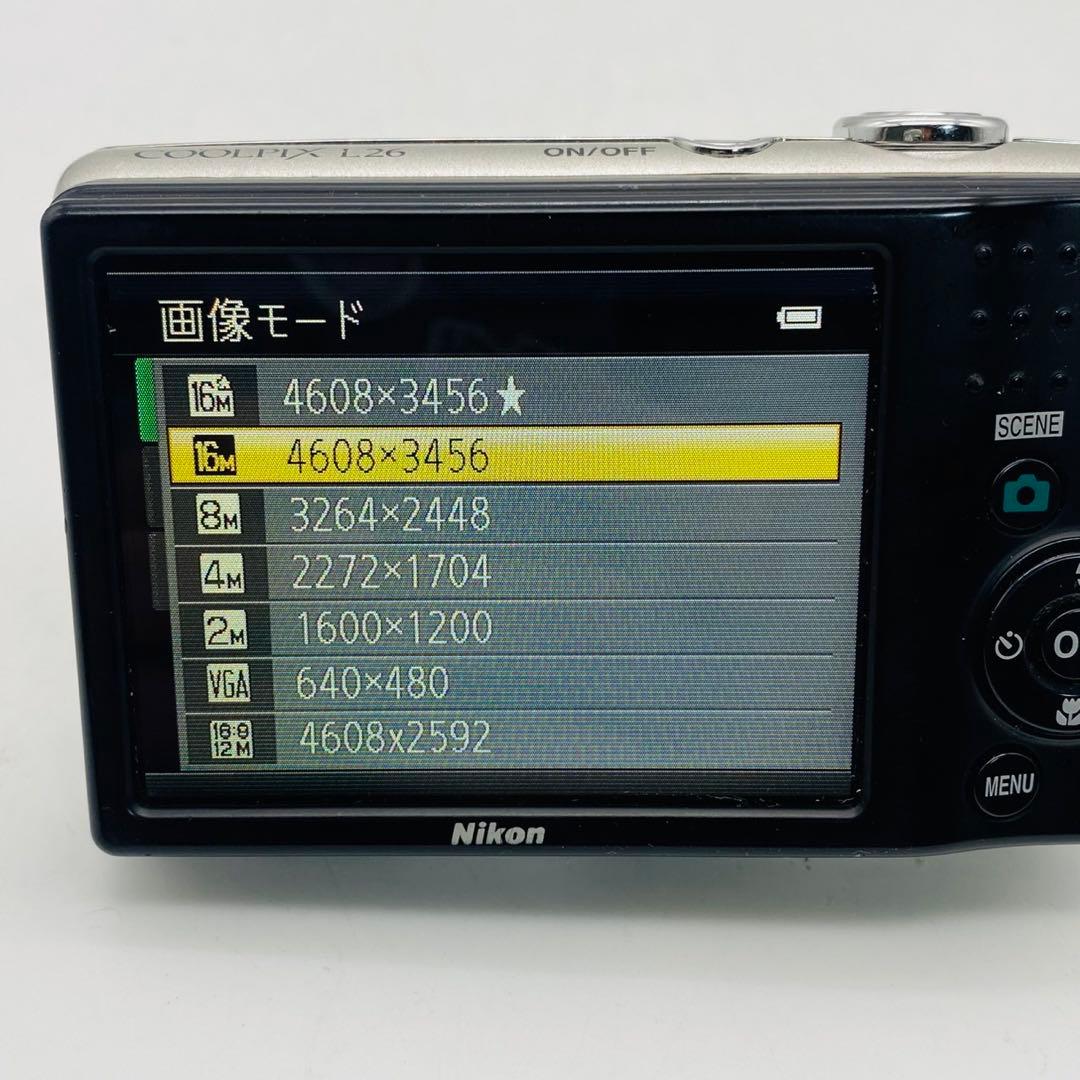 【美品動作確認済み】NIKON COOLPIX L26