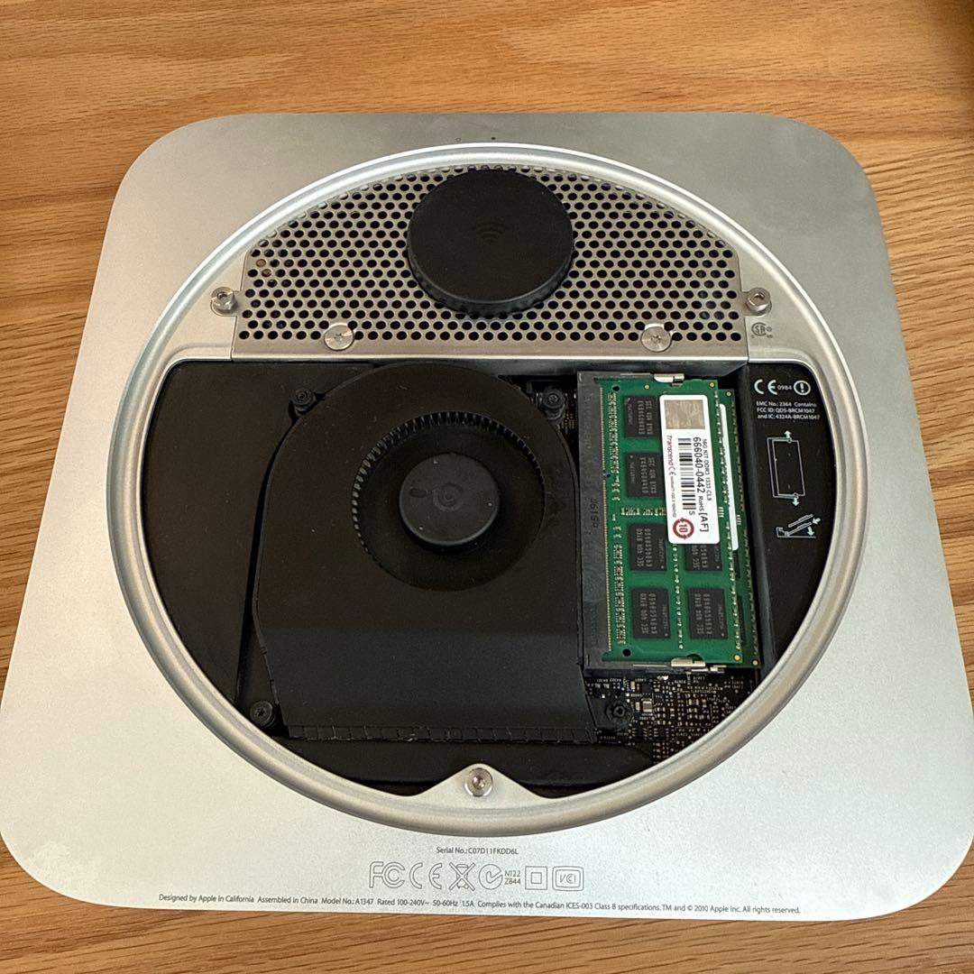 Mac mini Mid 2010 メモリ16GB/SSD250GB換装済み