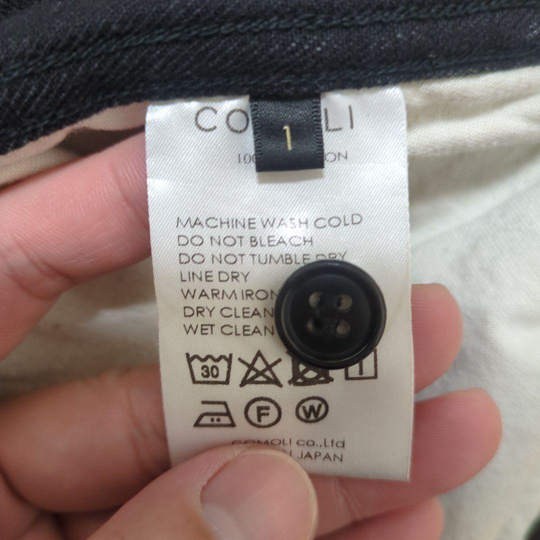 comoli　24ss　ベルテッドデニムパンツ