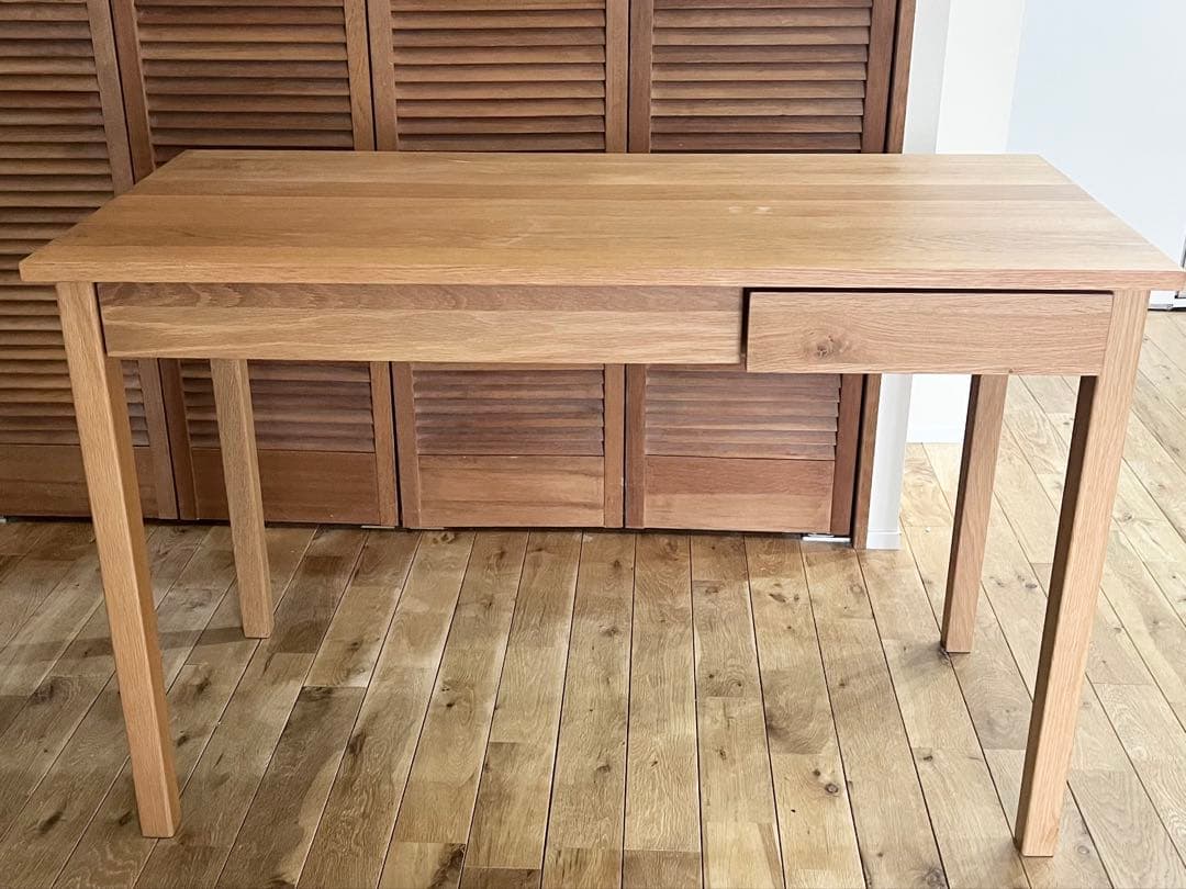 無印良品　デスク 引き出し付き