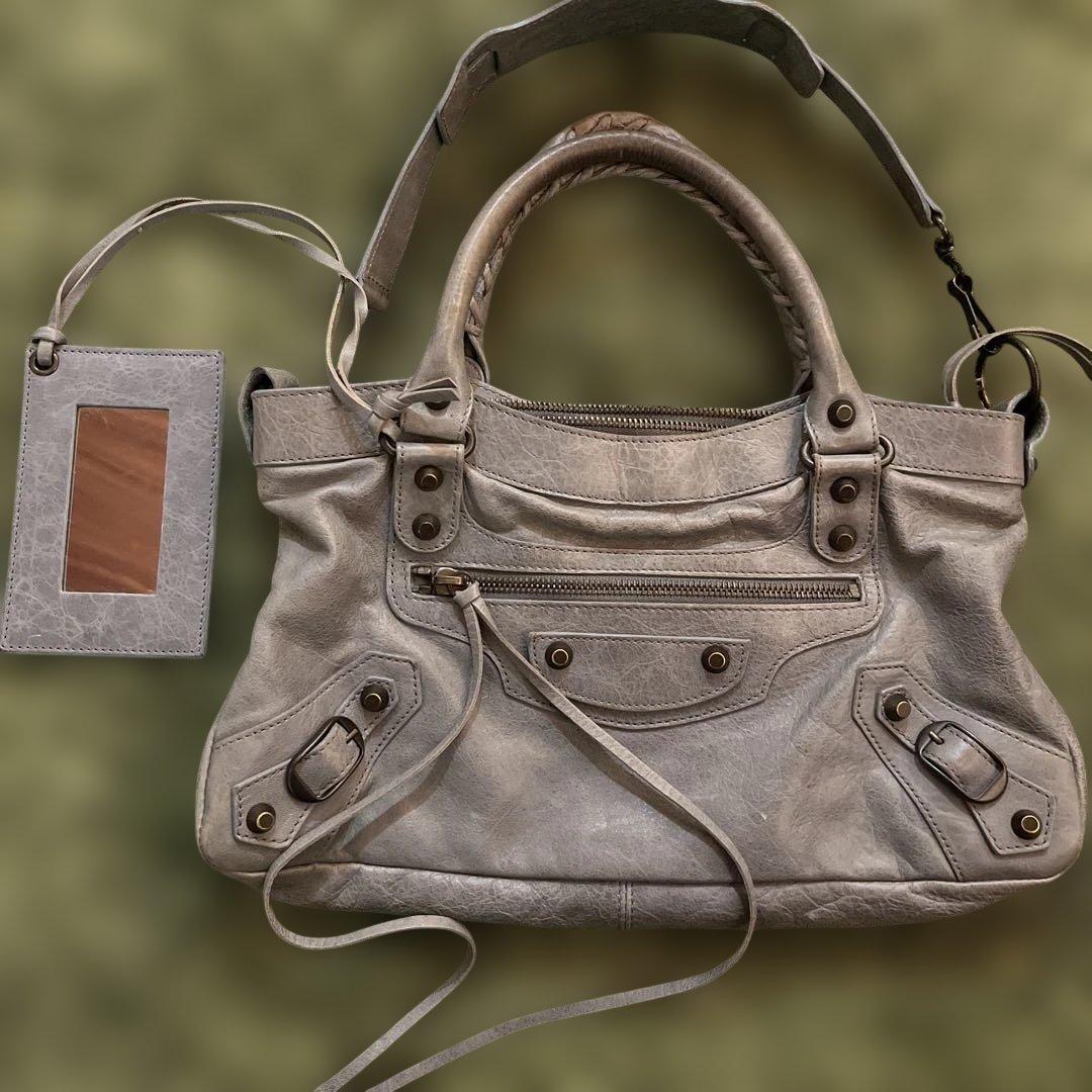 Balenciaga グレー ハンドバッグ