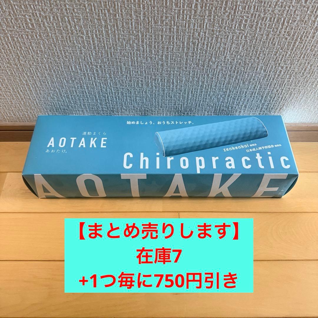 【新品・未使用】全健会 あおたけ運動枕