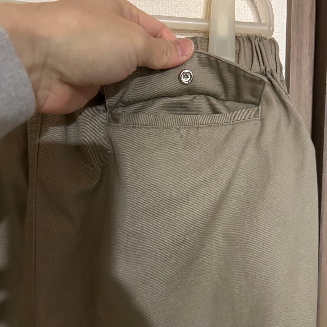Yuan Relax Tuck Pants ”Cotton Chino”ベージュ