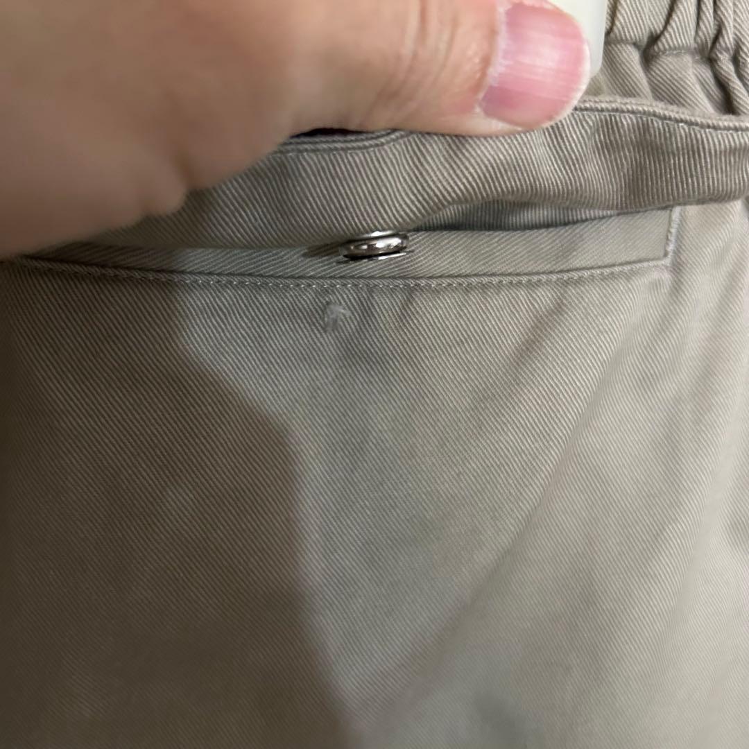 Yuan Relax Tuck Pants ”Cotton Chino”ベージュ