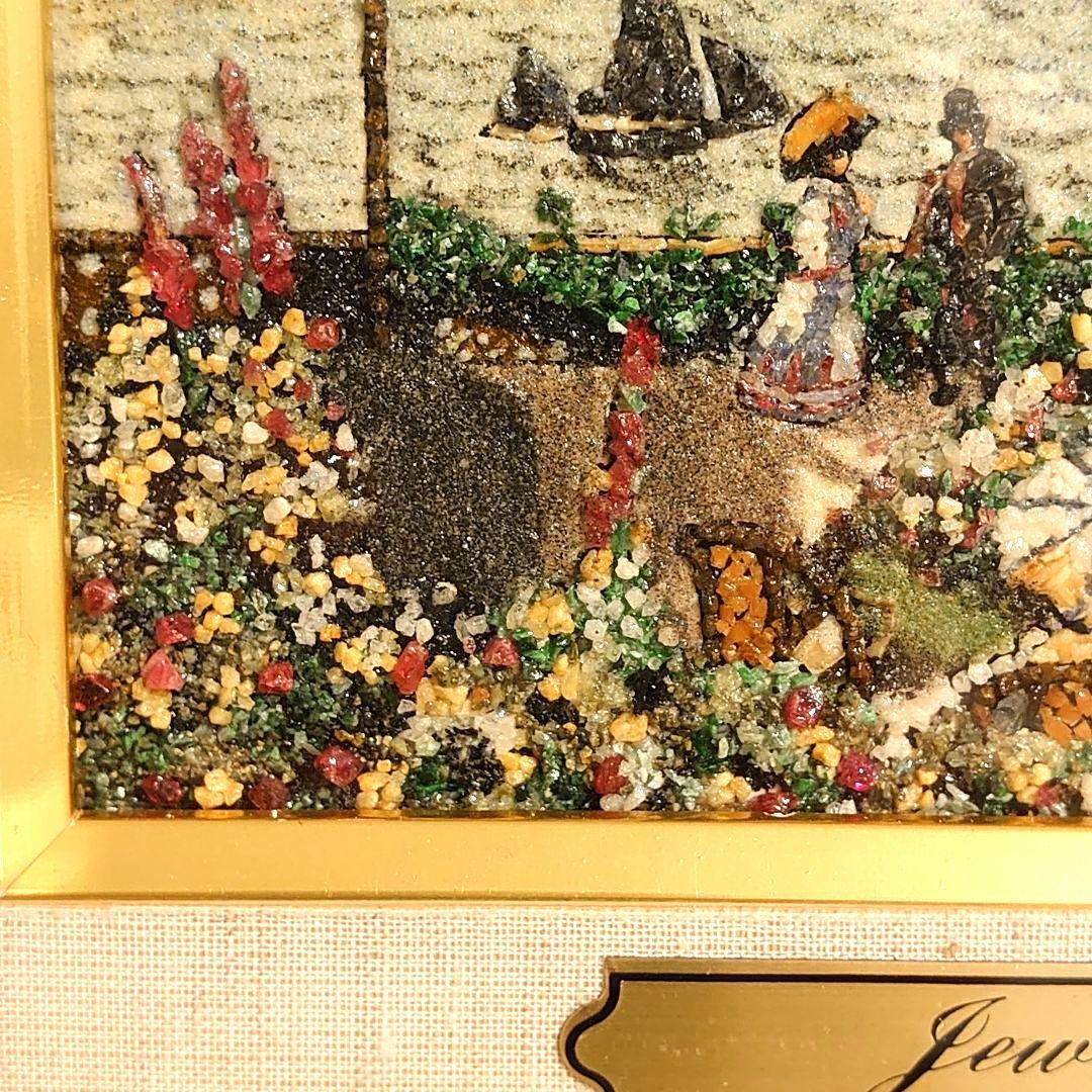 ✨Jewérart 宝石絵画✨　天然ルビー　サファイア　ヒスイ　ペリドット他