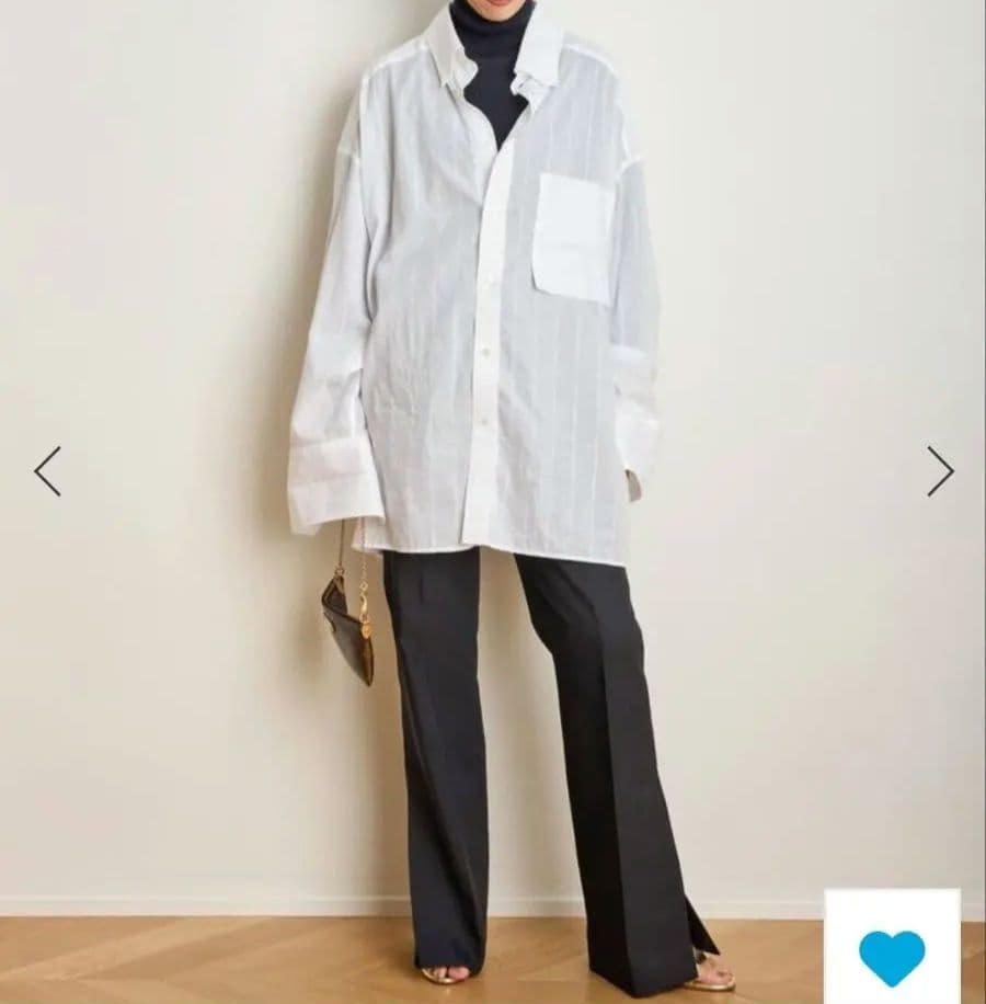 ⭕新品、未使用⭕ミューズドゥドゥーズィエムクラス☆バウト☆スリットパンツ☆ネイビ