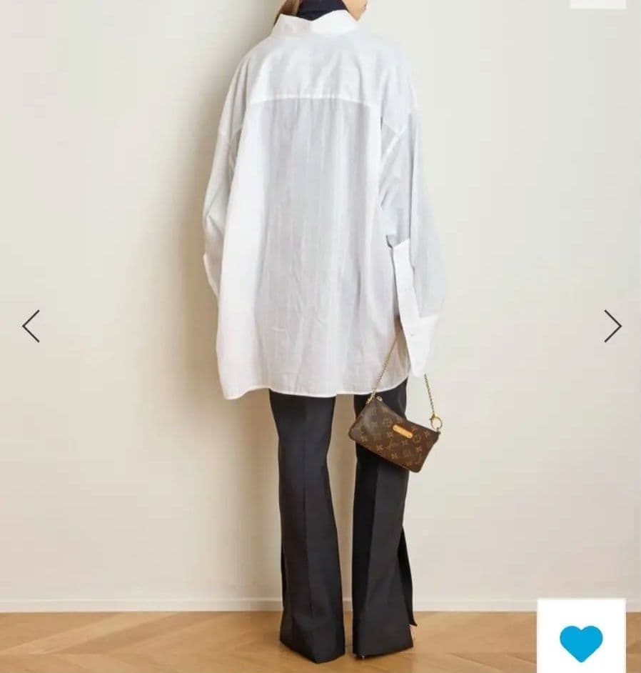 ⭕新品、未使用⭕ミューズドゥドゥーズィエムクラス☆バウト☆スリットパンツ☆ネイビ