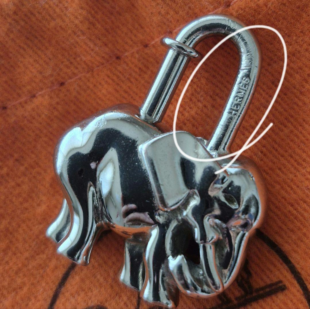 HERMES　エレファント　カデナ　シルバー