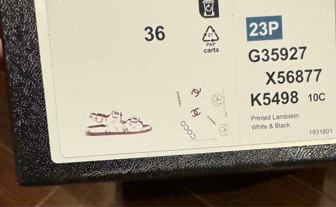 新品未使用 CHANEL ロゴ サンダル 超希少 人気モデル レア