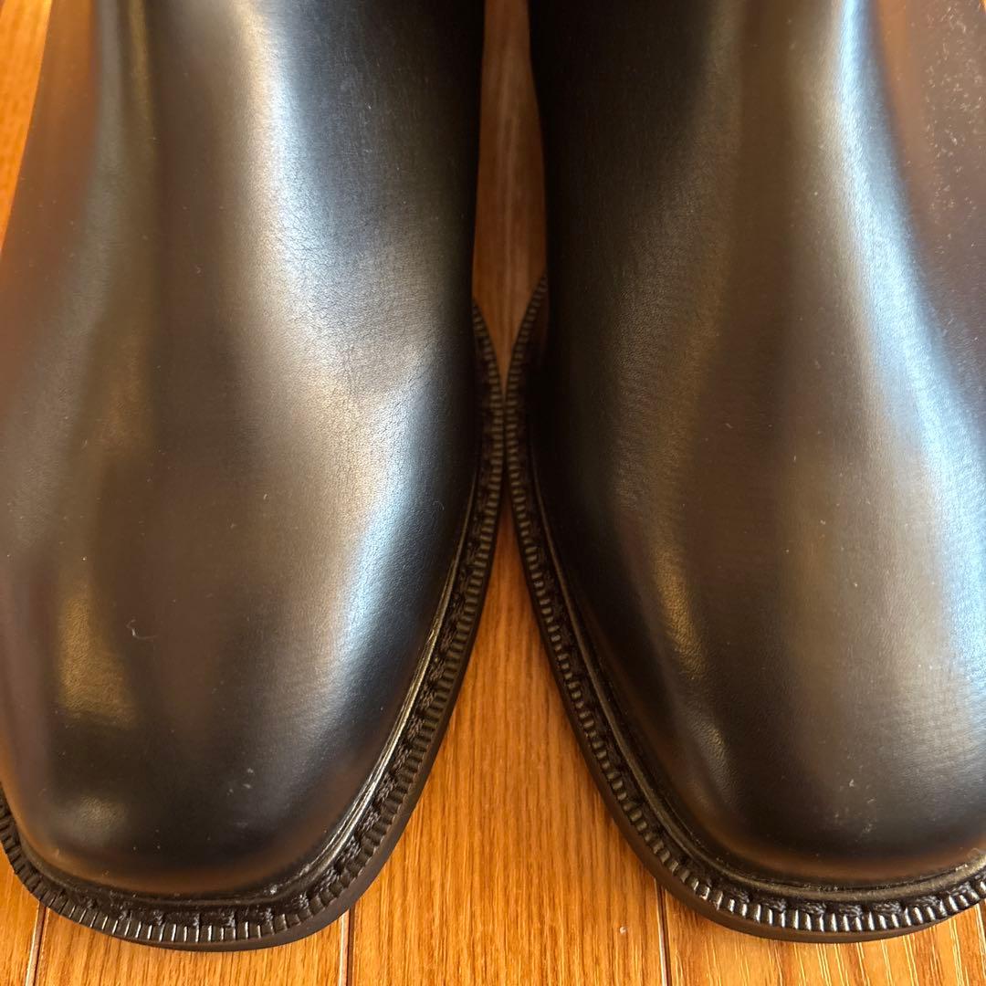 グリーンレーベルリラクシング ブラック サイドゴアブーツ