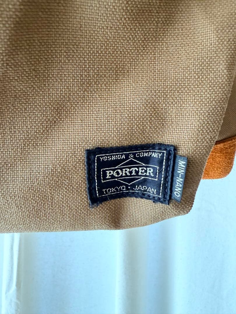 た*ぽ様 【希少】PORTER × MINNANOキャンバス バックパック リュ
