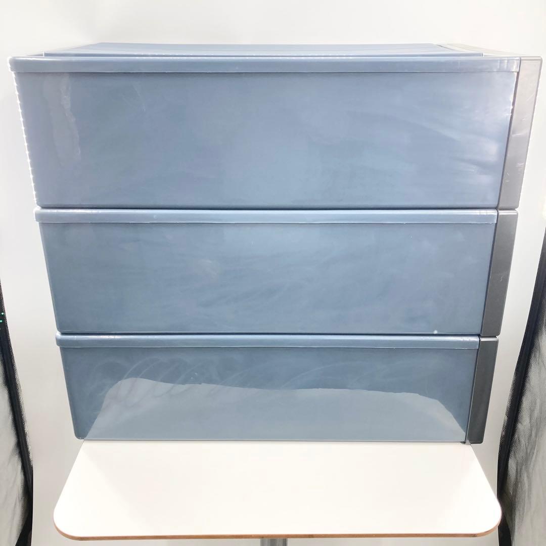 天馬 フィッツケース 押入れ収納 幅39×奥行74×高さ30 日本製 3個セット