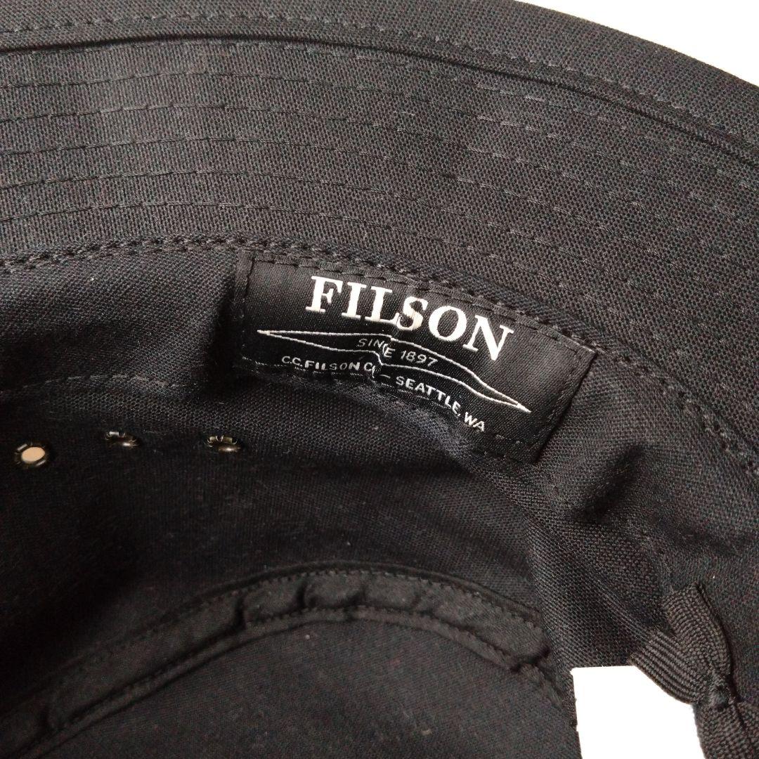 【FILSON】フィルソン TIN CLOTH PACKER HAT　 ブラック