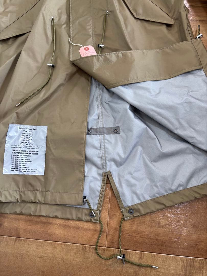 最終値下【タグ付き】BLACK WEIRDOS Nylon Droog Coat