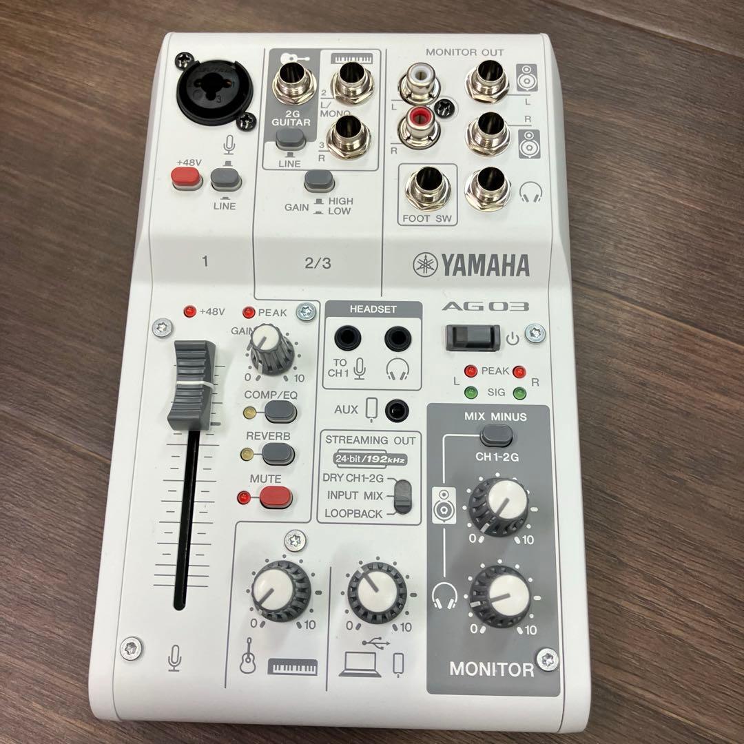 YAMAHA AG03 MK2 ミキサー 【6482258b】