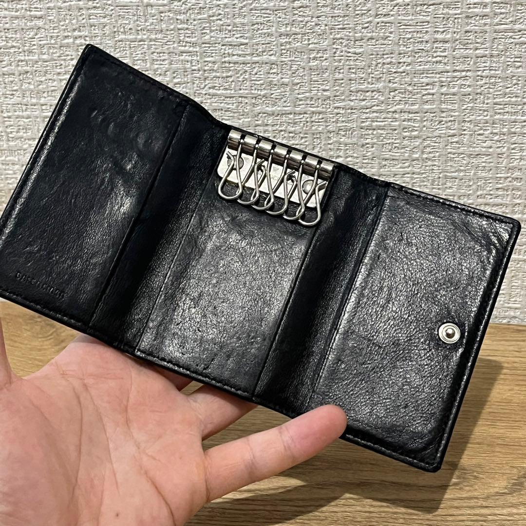 BALENCIAGA バレンシアガ 6連キーケース ブラック 黒