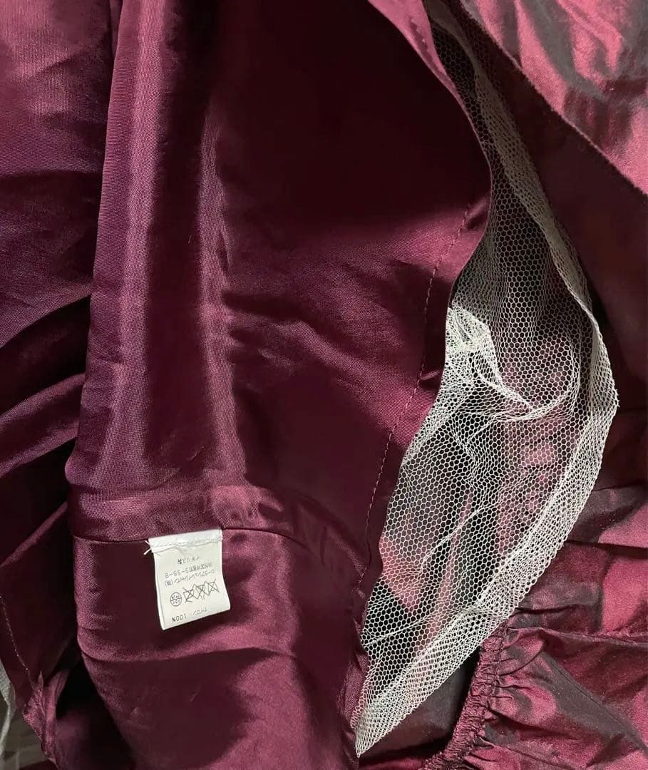 ⑧ LAURA ASHLEY シルクロングドレス ワンピース 11号