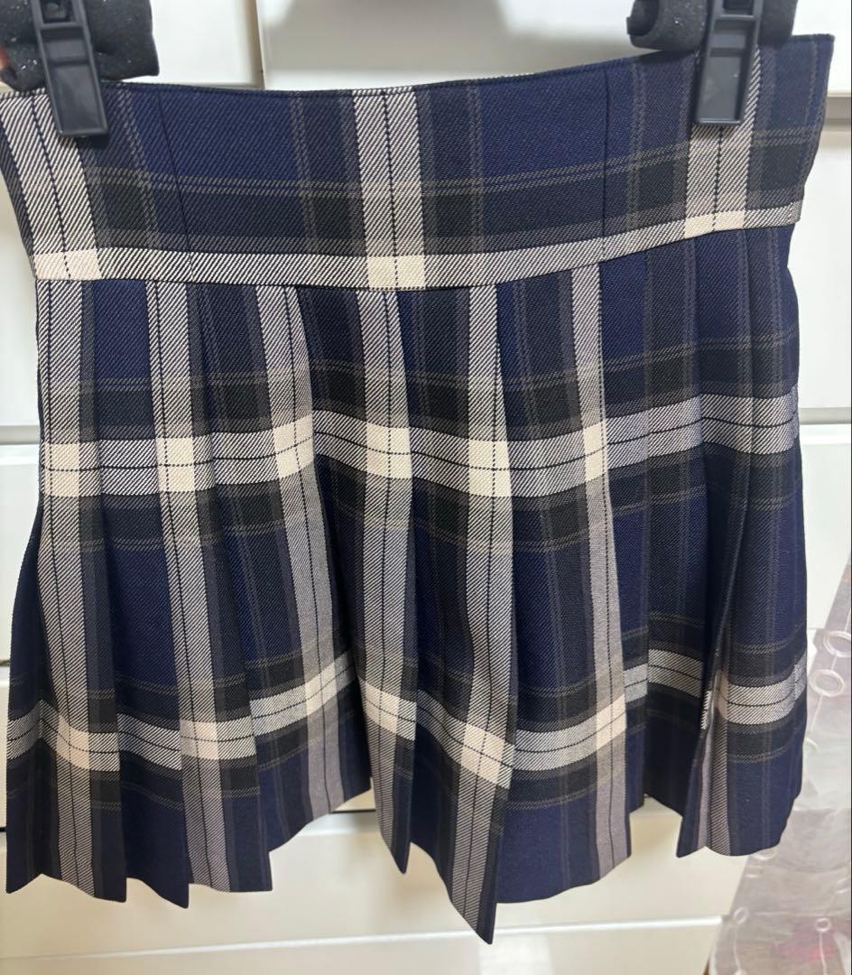 SNIDEL プリーツスカショーパン NVY 1サイズ