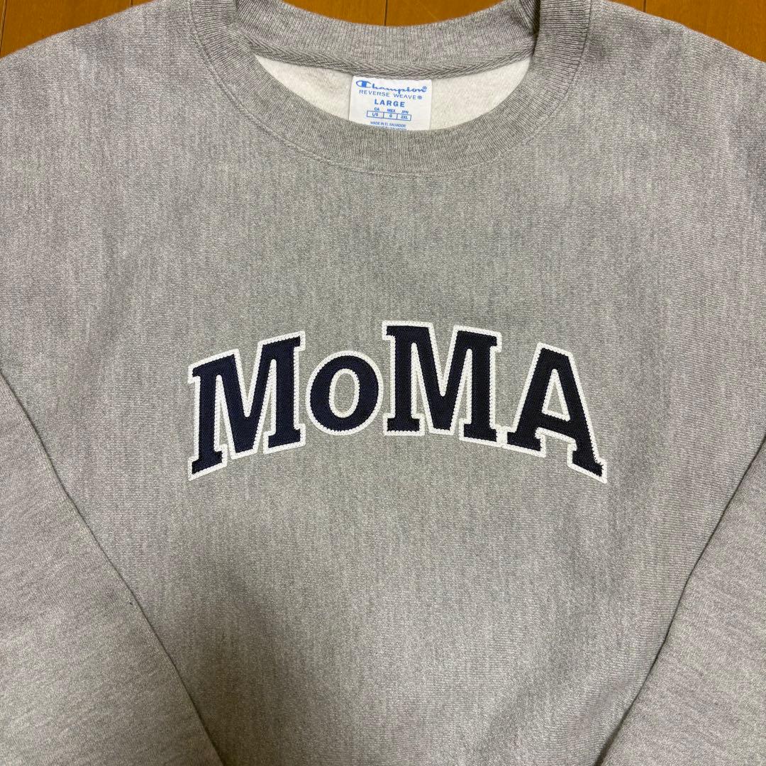 Champion MoMAロゴ スウェット L