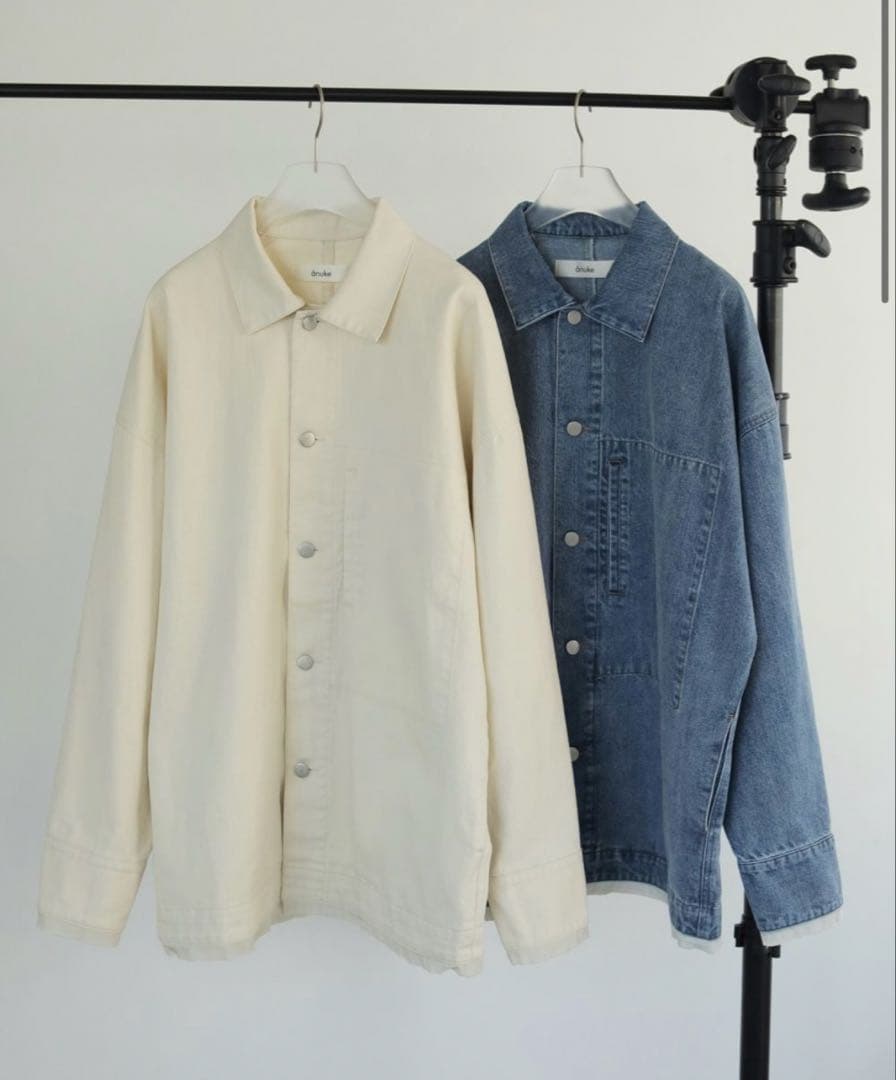 完売品　anuke Denim Work Jacket 36 アイボリー