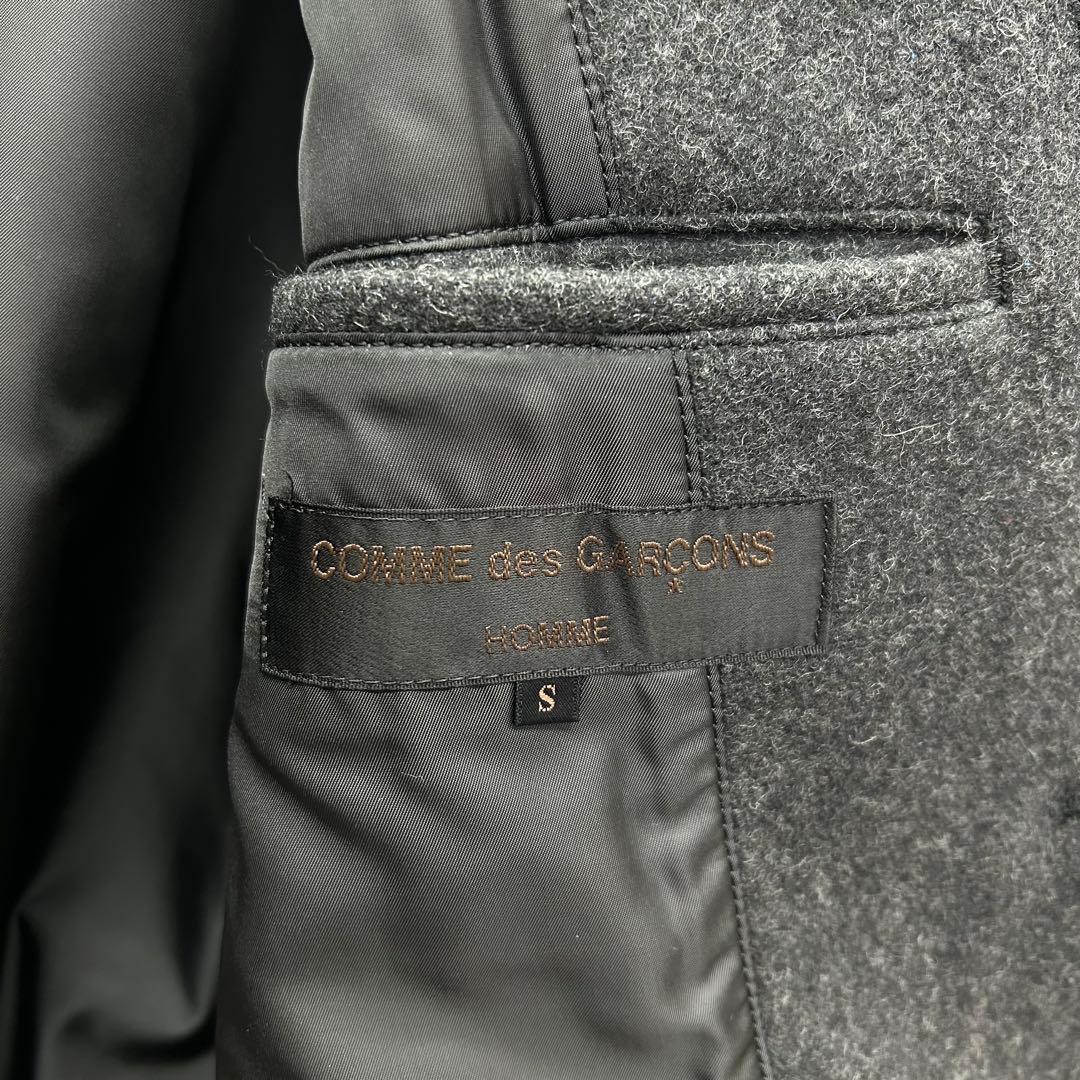 希少 AD2001 コムデギャルソンオム 田中オム メルトンウールコート S