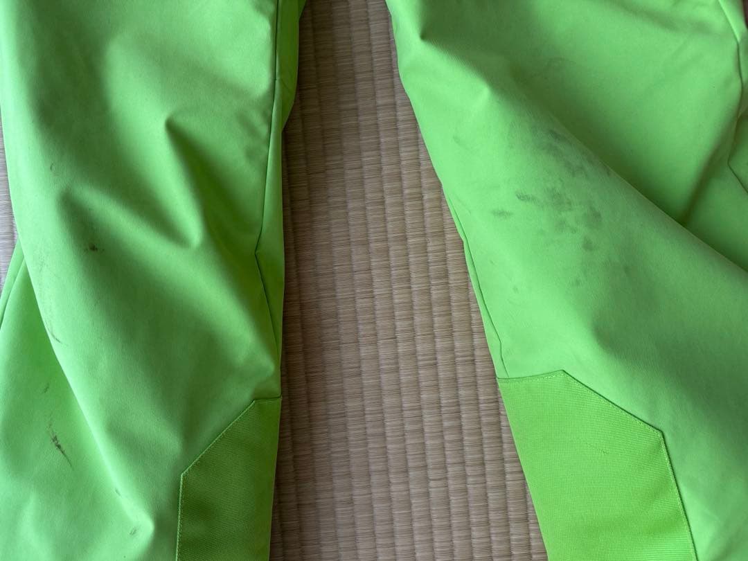 SPYDER 子ども用スキーウェア ネイビー/ライムグリーン