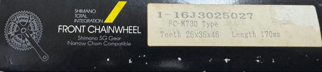 【希少】［新品・未使用］Shimano FC-M730