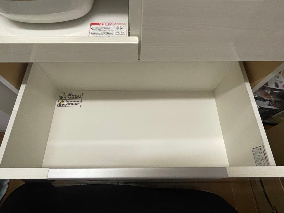 最終値下げ 80cm幅　ニトリ キッチンボード ダリア 80KB WH レンジ台