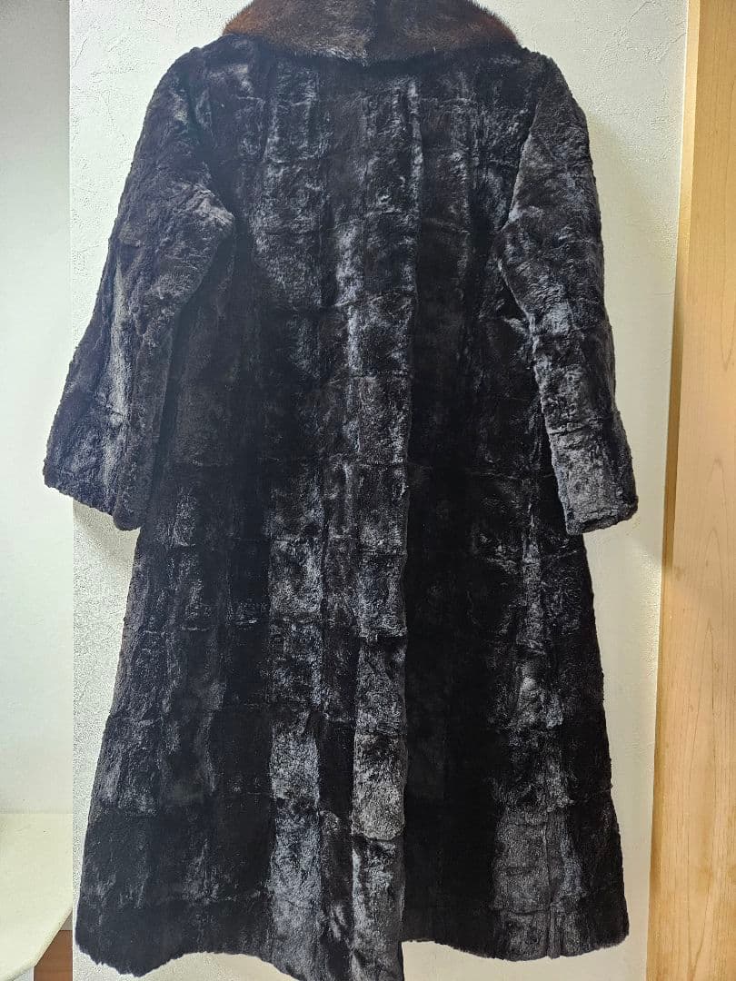 訳あり…三越 Palody リアルミンクファー ロングコート 艶やかな光沢
