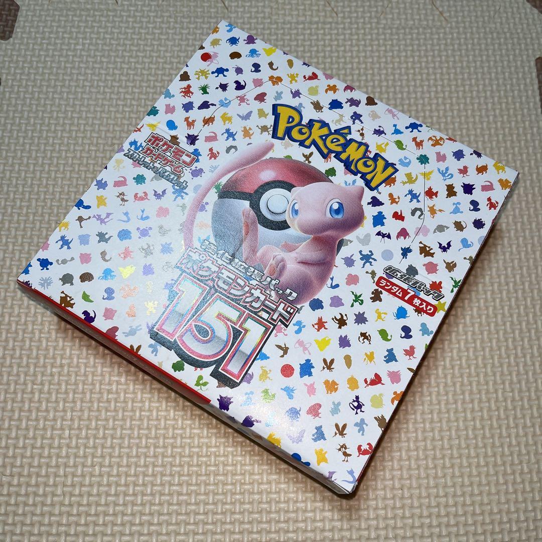 ポケモンカード151 ボックス　シュリンク無し