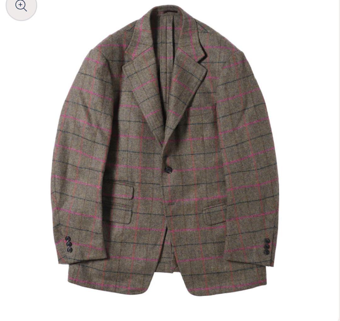 美品　D.C. WHITE HACKING JACKET ウインドウペン/46